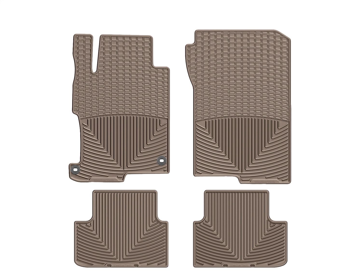 WeatherTech All Weather Floor Mats; Tan; Front and Rear WTHT293198 thumbnail 0