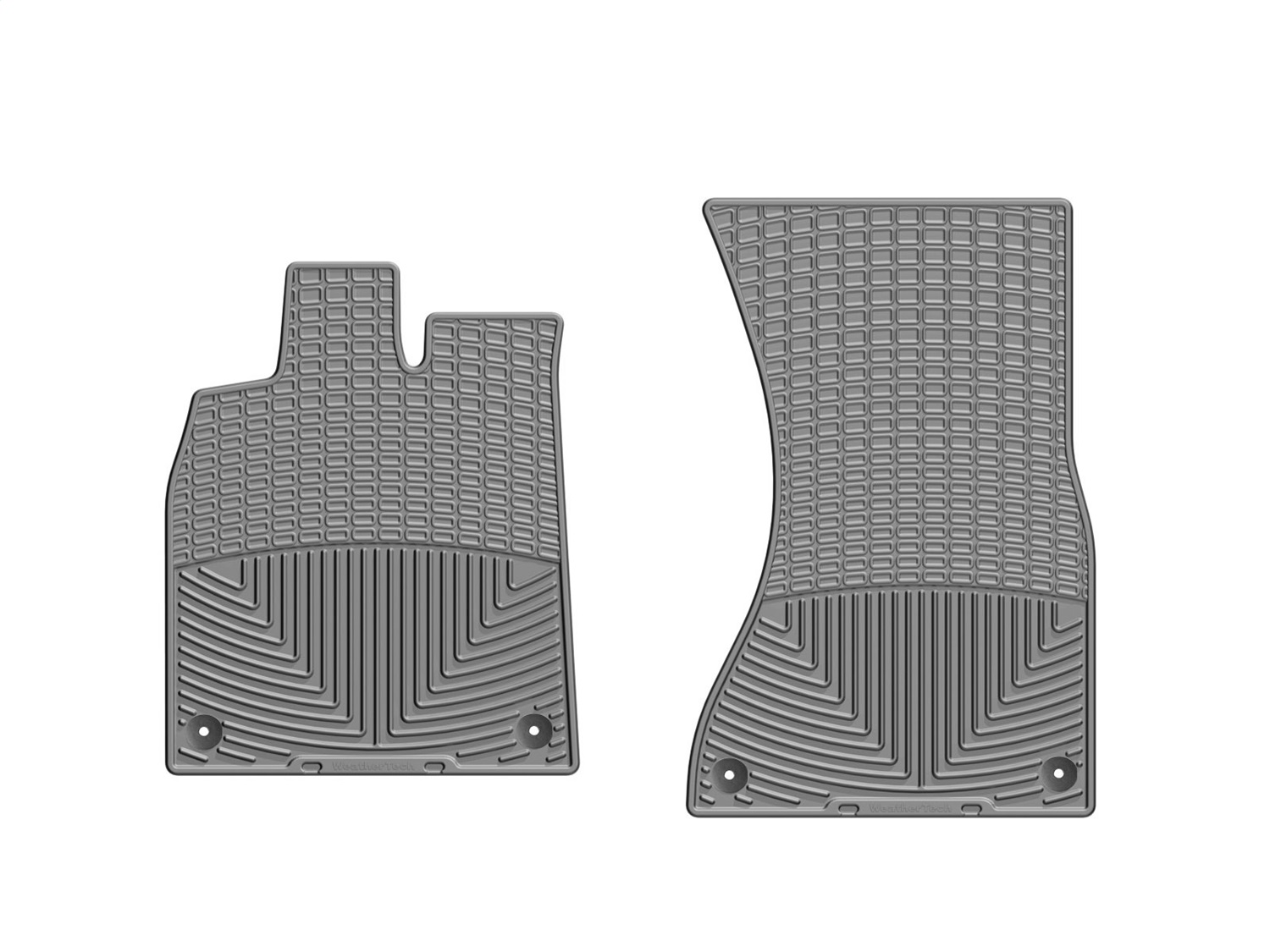 WeatherTech All Weather Floor Mats; Gray; Front W300GR thumbnail 1