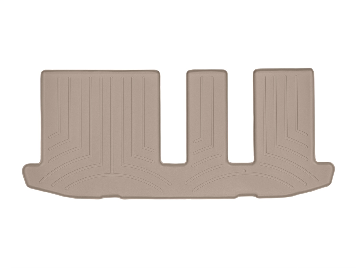 WeatherTech FloorLinerTM DigitalFit; Tan; Third Row 454453 thumbnail 0