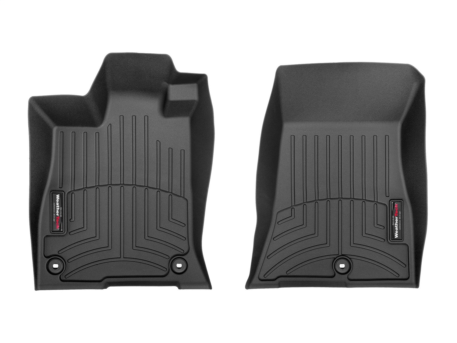 WeatherTech FloorLinerTM DigitalFit; Black; Front 4416551 thumbnail 0