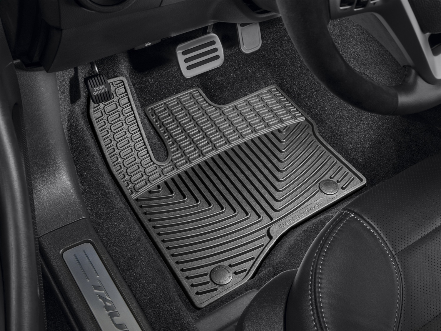 WeatherTech All Weather Floor Mats; Black; Front W238 thumbnail 0