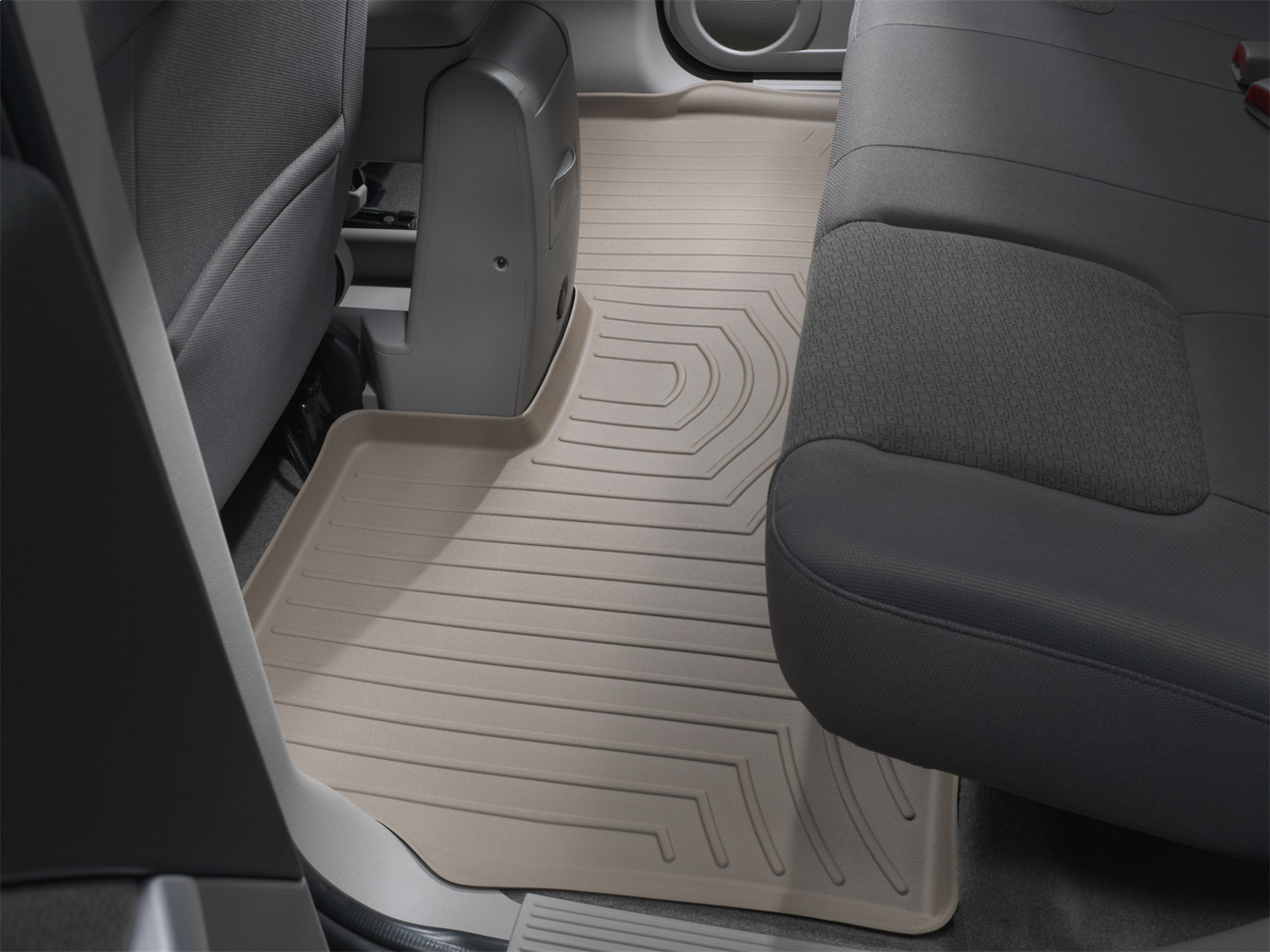 WeatherTech FloorLinerTM DigitalFit; Tan; Rear 450232 thumbnail 0