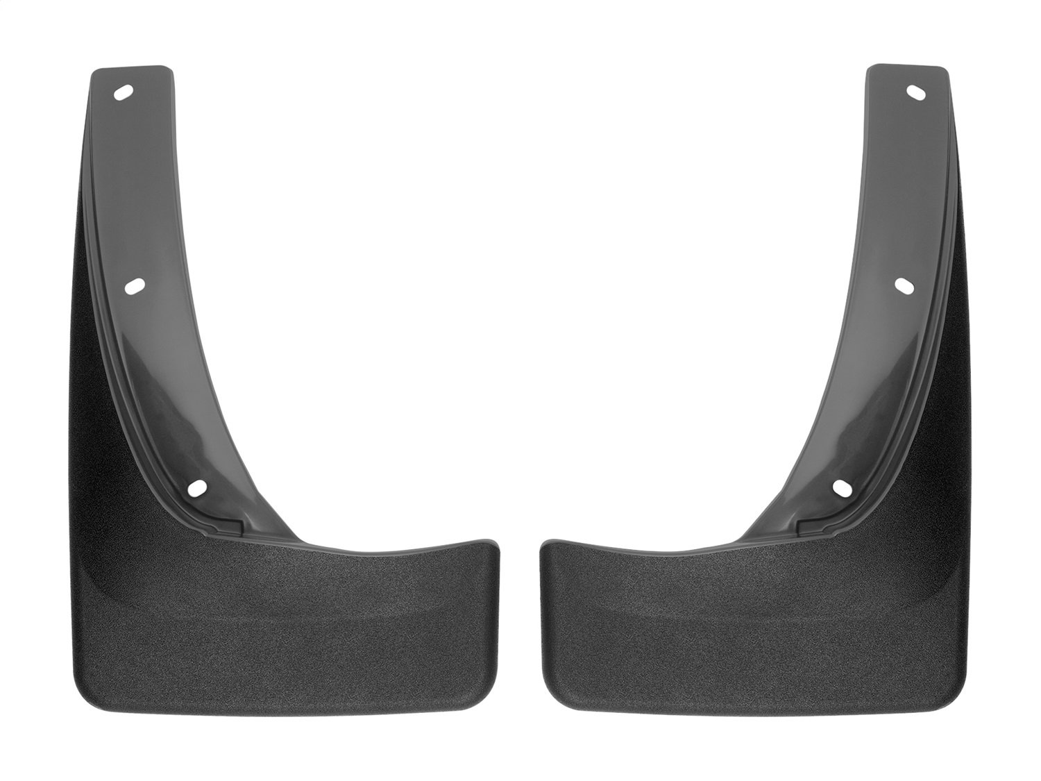 WeatherTech MudFlap No-Drill DigitalFit; Black 110128 thumbnail 0