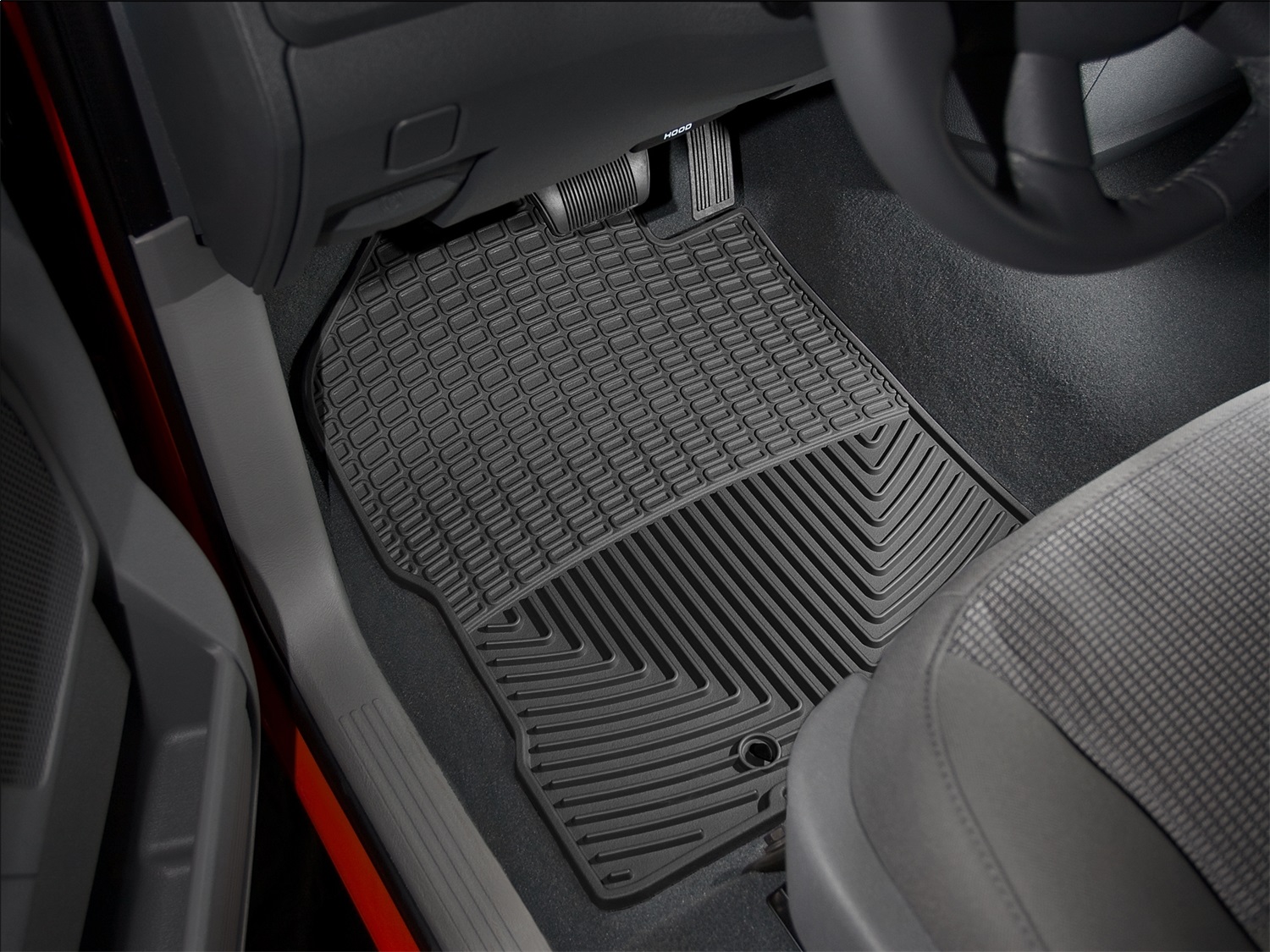 WeatherTech All Weather Floor Mats; Black; Front W54 thumbnail 1
