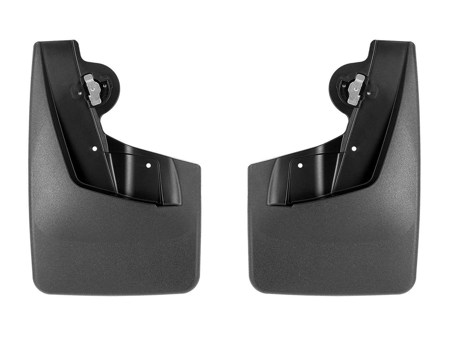 WeatherTech MudFlap No-Drill DigitalFit; Black 110171 thumbnail 0