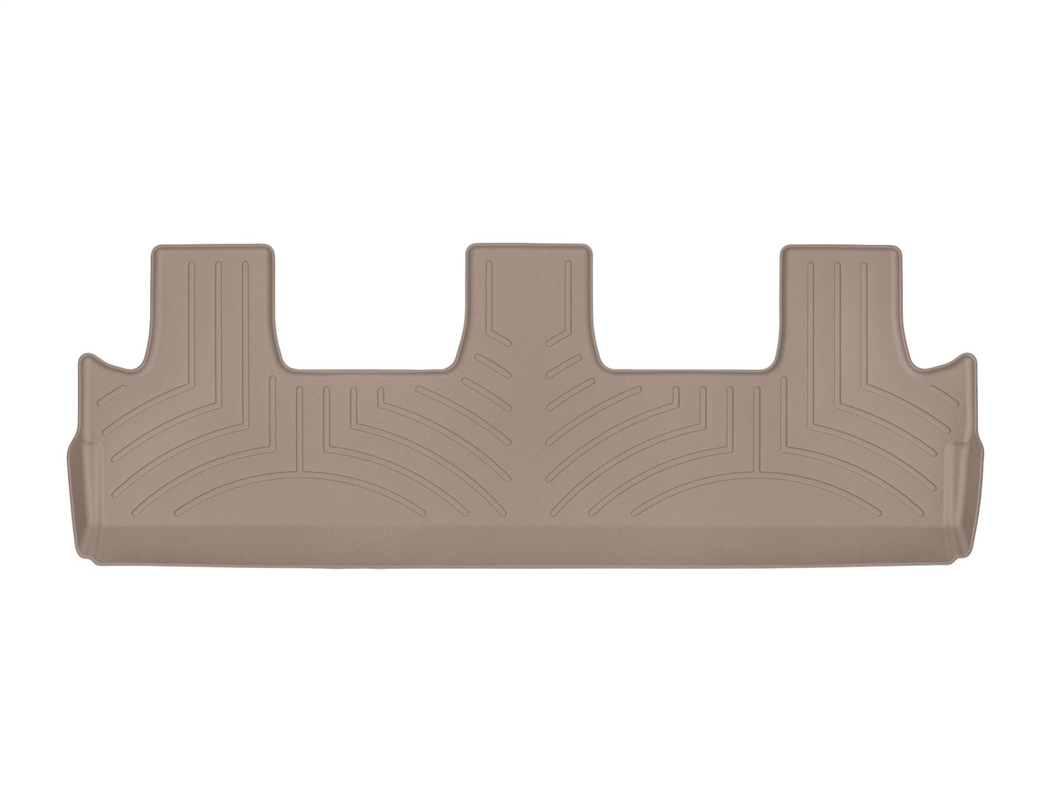 WeatherTech FloorLinerTM DigitalFit; Tan; Third Row 4512953 thumbnail 1