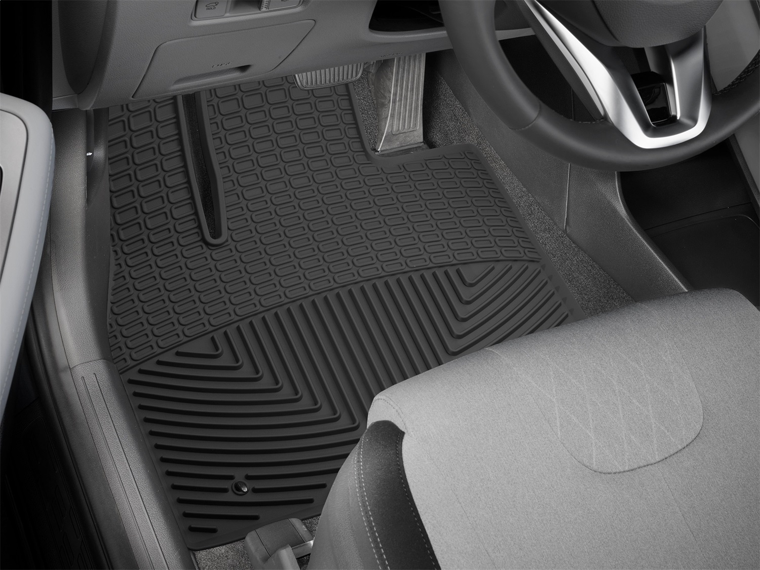 WeatherTech All Weather Floor Mats; Black; Front W639 thumbnail 0