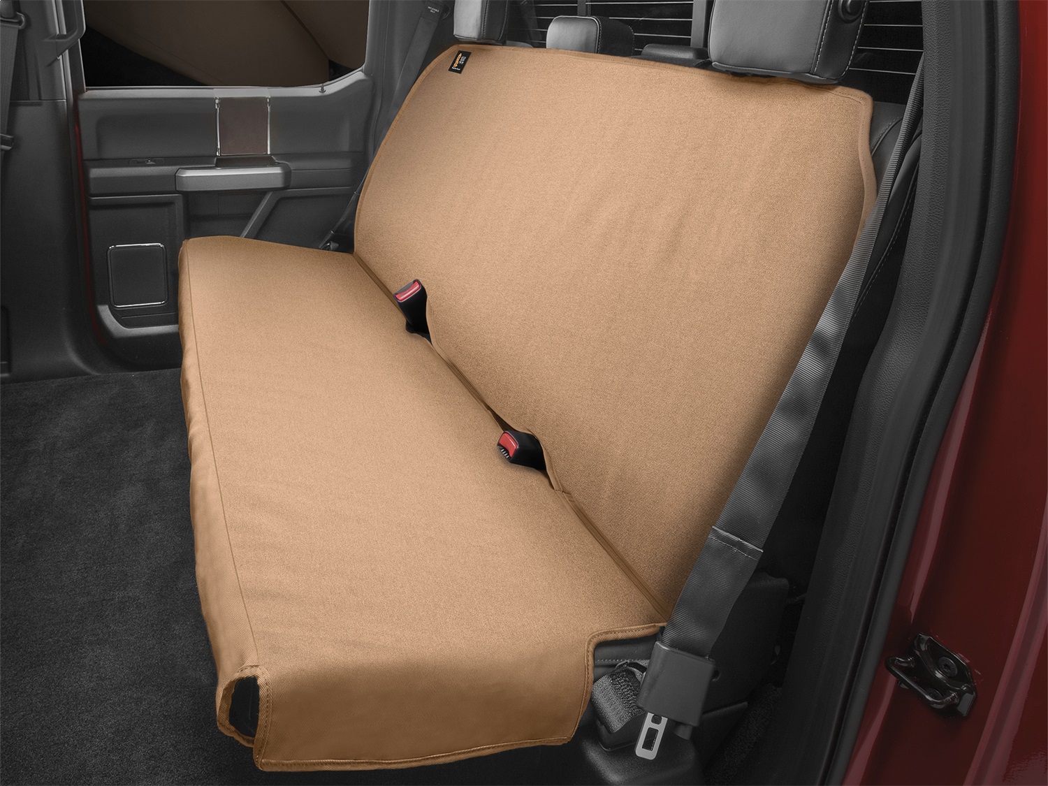 WeatherTech Universal Seat Protector; Tan; Fits Vehicles w/Bucket Seats SPB002TN thumbnail 0