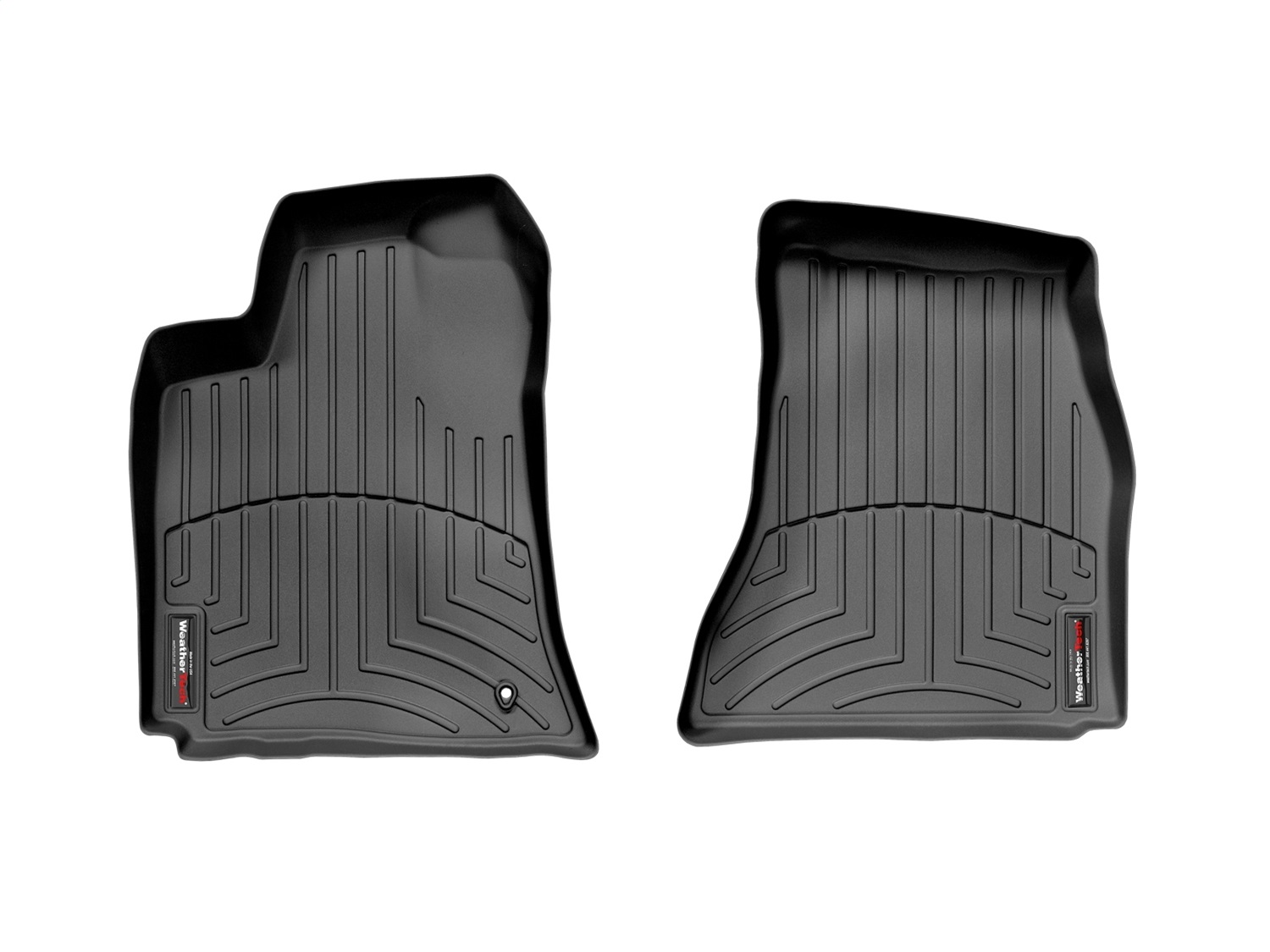WeatherTech FloorLinerTM DigitalFit; Black; Front 440691 thumbnail 1