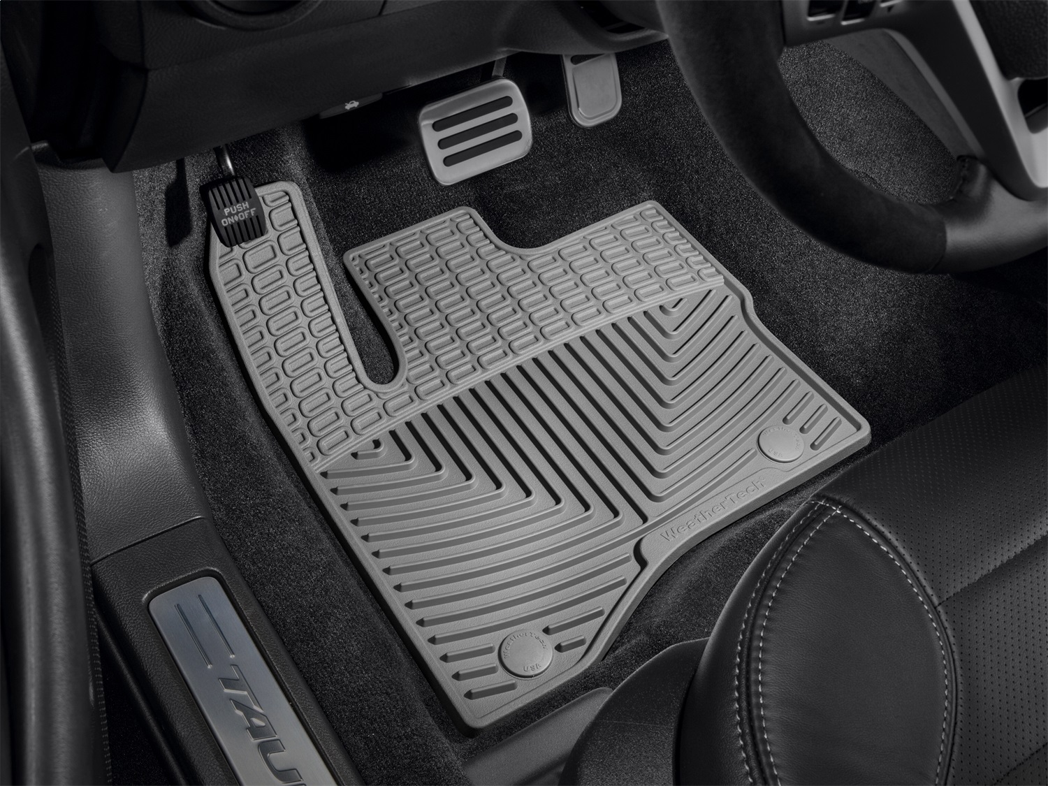 WeatherTech All Weather Floor Mats; Gray; Front W238GR thumbnail 0