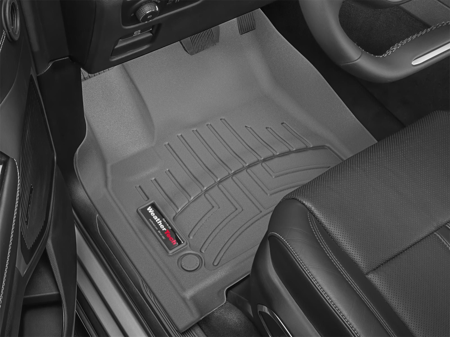 WeatherTech FloorLinerTM DigitalFit; Gray; Front 4617041 thumbnail 1