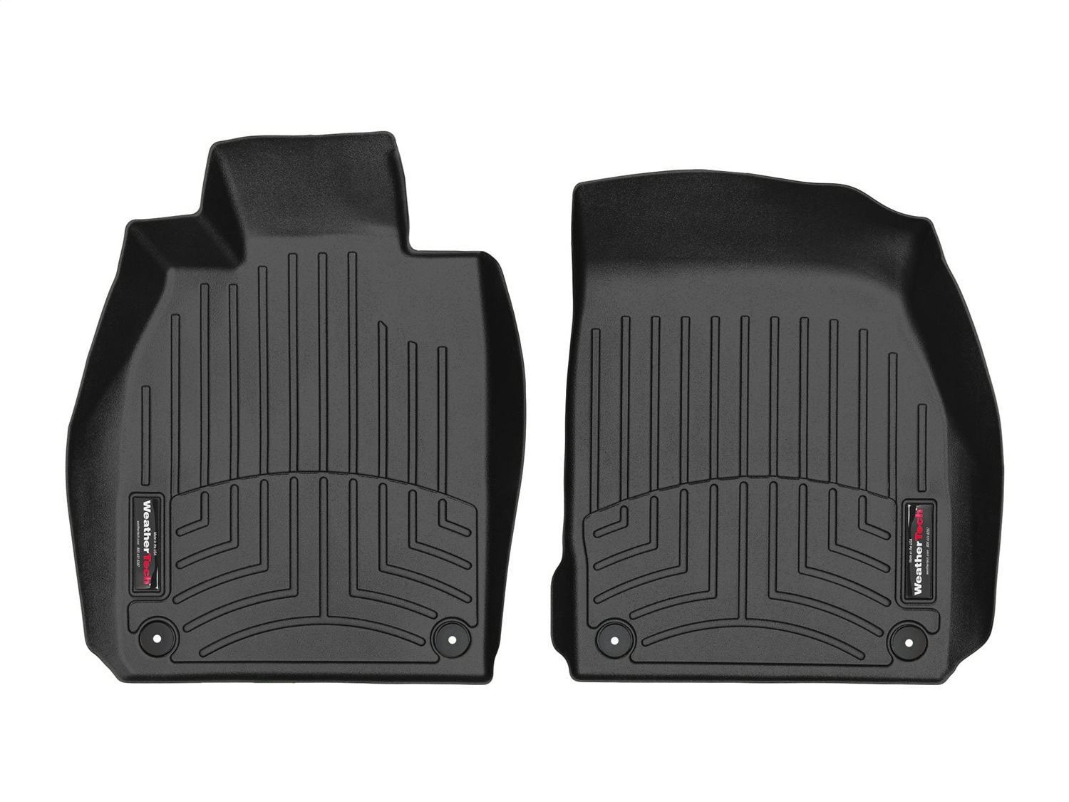 WeatherTech FloorLinerTM DigitalFit; Black; Front 4414651 thumbnail 0