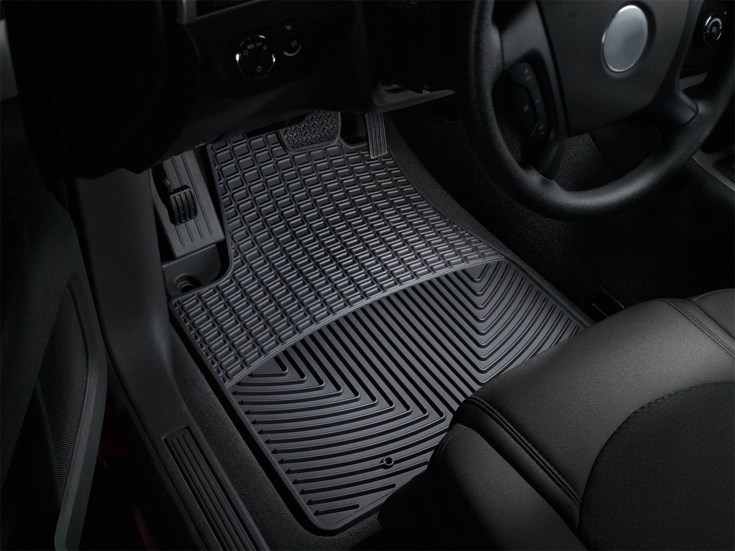 WeatherTech All Weather Floor Mats; Black; Front W40 thumbnail 1