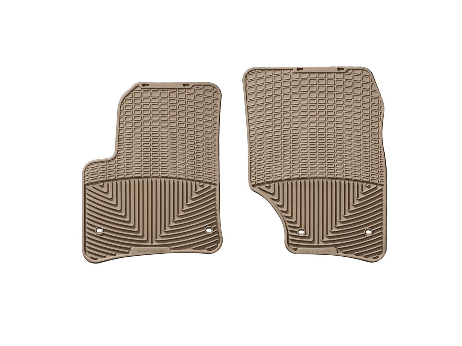WeatherTech All Weather Floor Mats; Tan; Front W46TN thumbnail 1