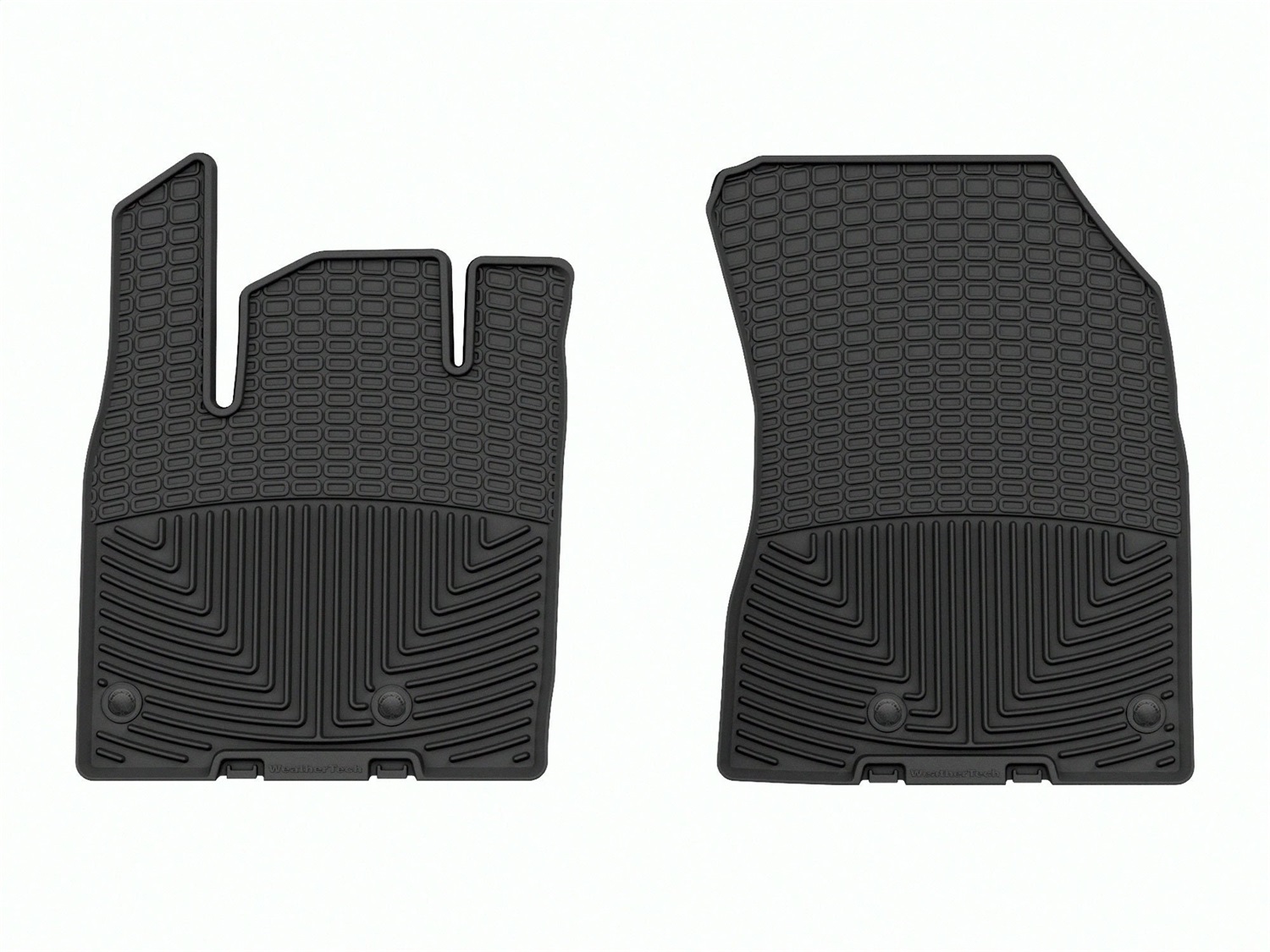 WeatherTech All Weather Floor Mats; Black; Front W634 thumbnail 0