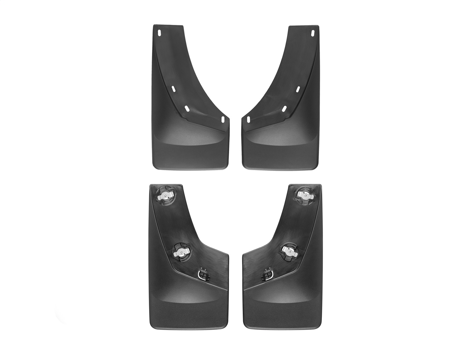 WeatherTech MudFlap No-Drill DigitalFit MudFlap Kit; Black 110010-120010 thumbnail 0