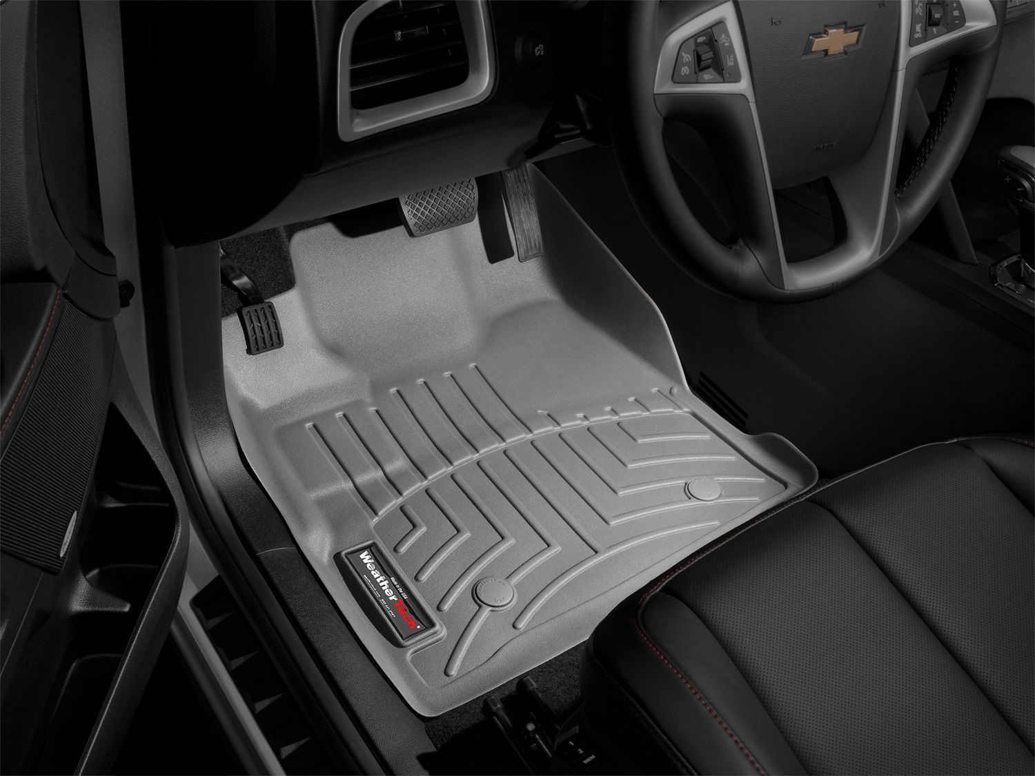 WeatherTech FloorLinerTM DigitalFit; Gray; Front 463461 thumbnail 0