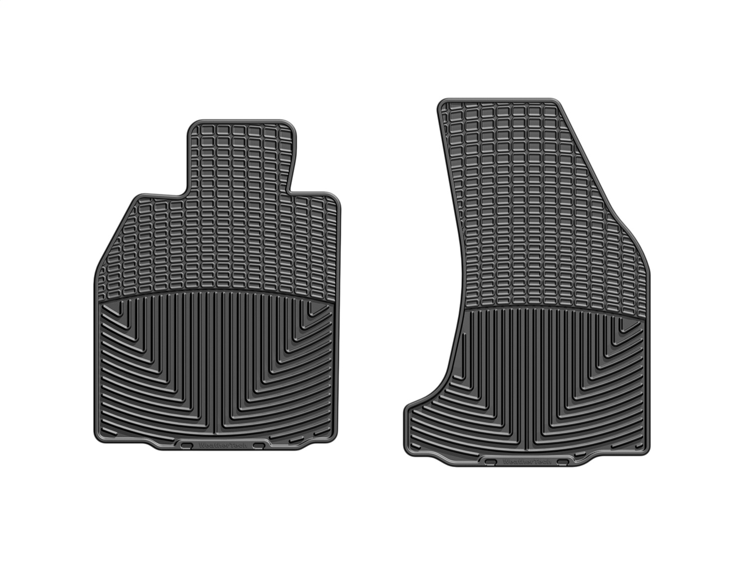 WeatherTech All Weather Floor Mats; Black; Front W55 thumbnail 0