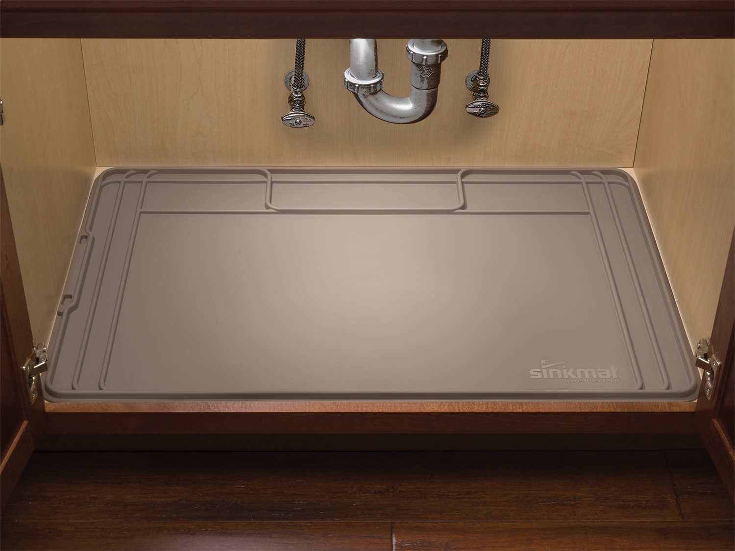 WeatherTech SinkMatTM; Tan; Fits Standard 36 in. Wide Cabinet and Can Be Trimmed Down To 30.75 in. Or 28 in. USM01TN thumbnail 0
