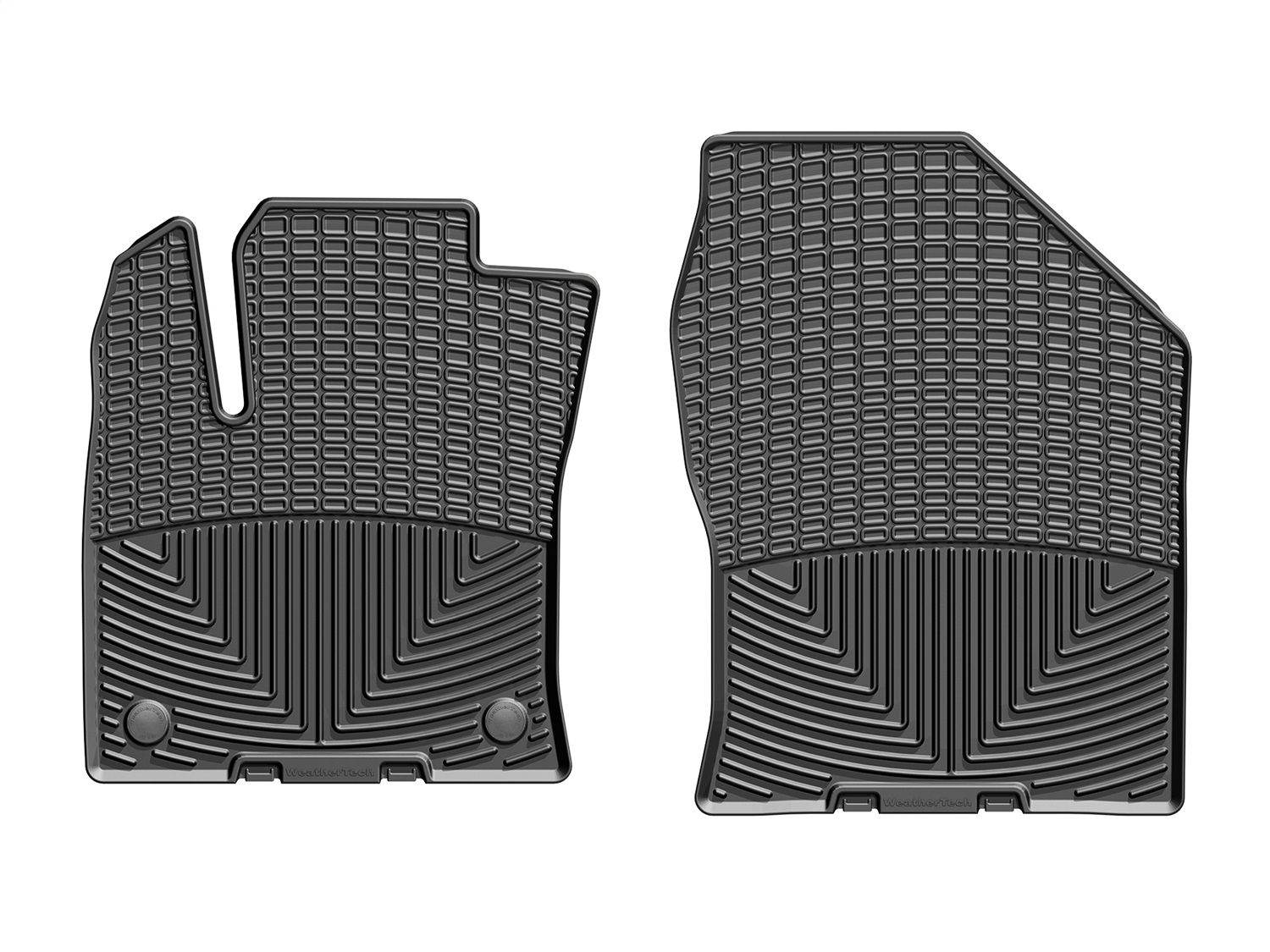 WeatherTech All Weather Floor Mats; Black; Front W400 thumbnail 0