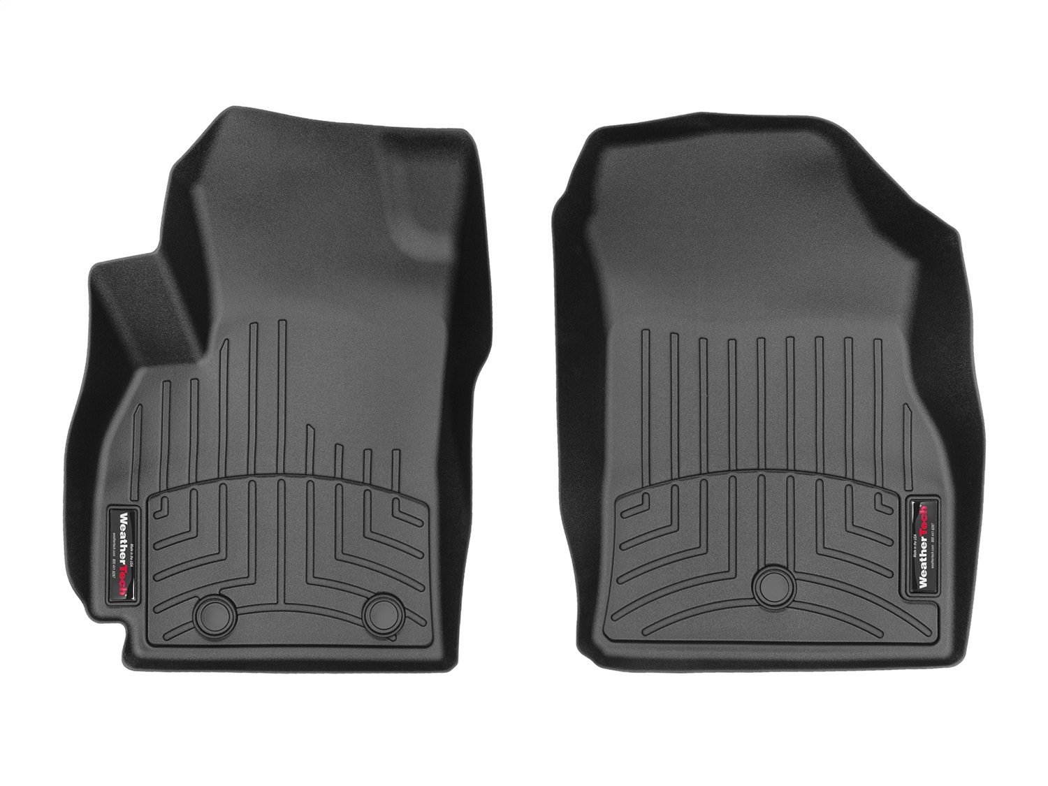WeatherTech FloorLinerTM DigitalFit; Black; Front 449511 thumbnail 0