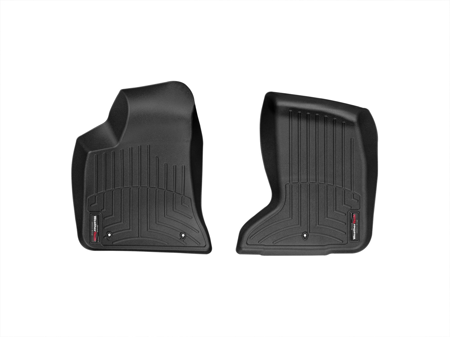 WeatherTech FloorLinerTM DigitalFit; Black; Front 444251 thumbnail 0