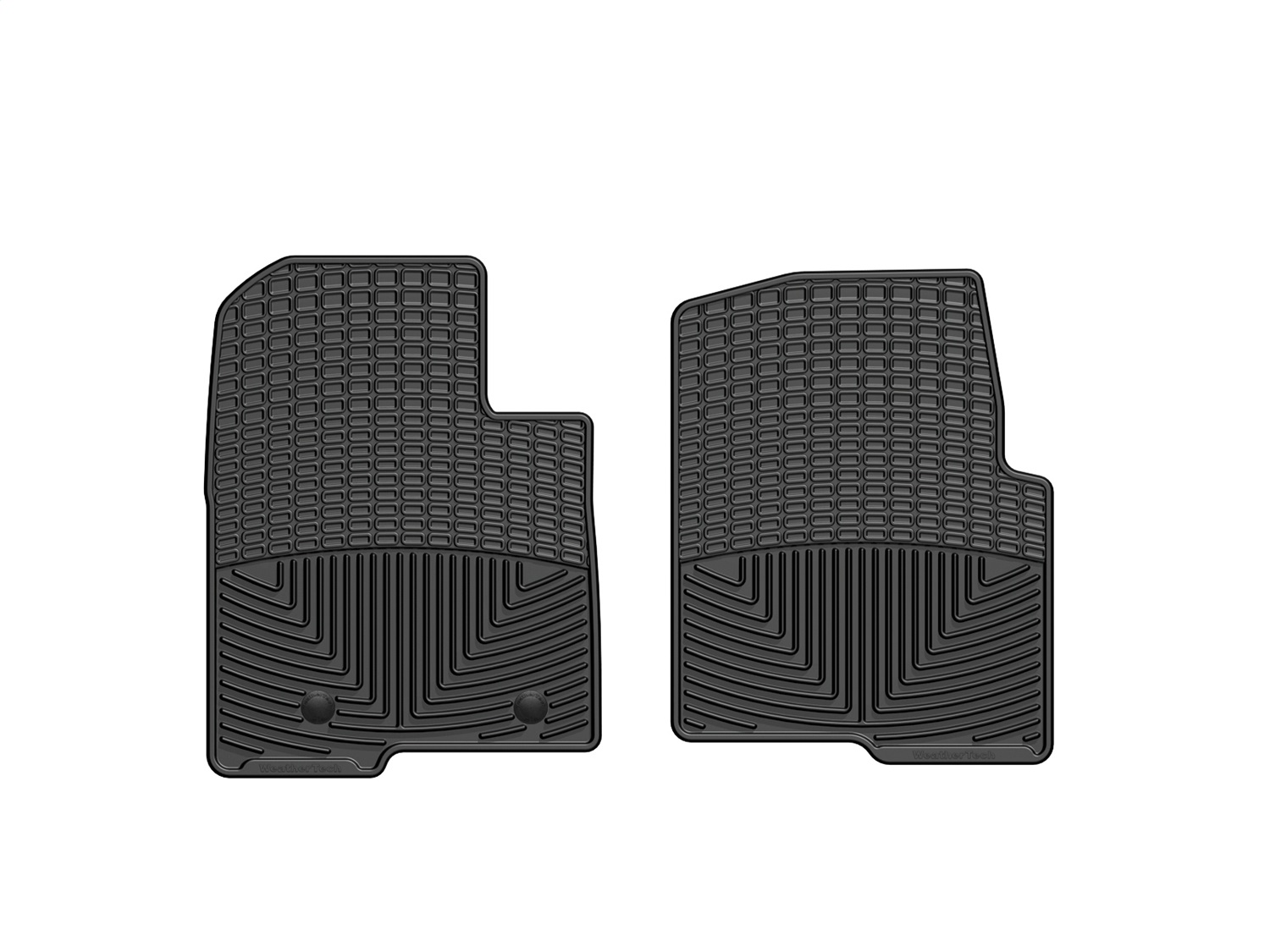 WeatherTech All Weather Floor Mats; Black; Front W239 thumbnail 1
