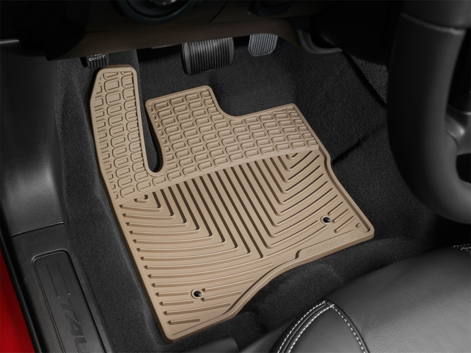 WeatherTech All Weather Floor Mats; Tan; Front W167TN thumbnail 0
