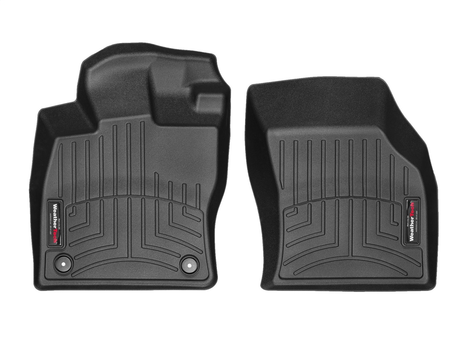 WeatherTech FloorLinerTM DigitalFit; Black; Front 4413171 thumbnail 0
