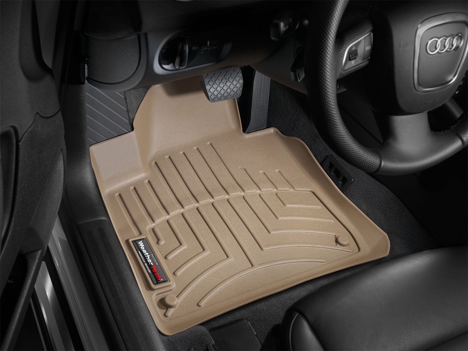 WeatherTech FloorLinerTM DigitalFit; Tan; Front 452181 thumbnail 1