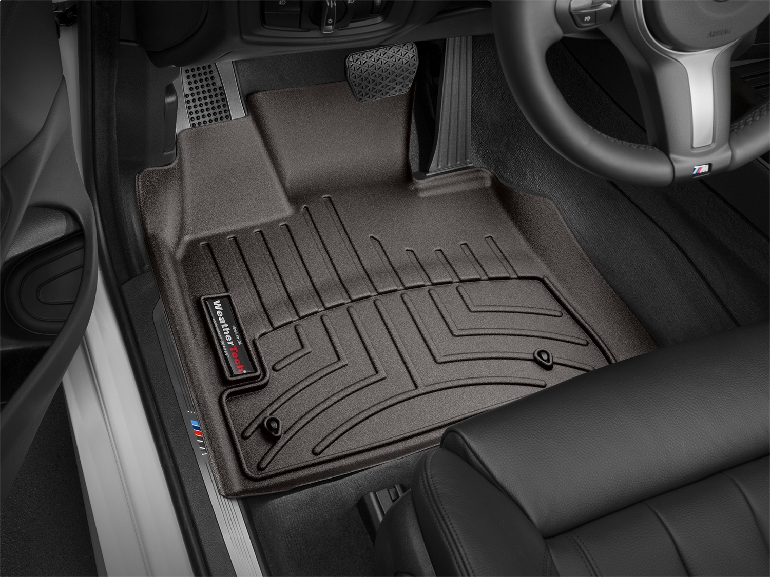 WeatherTech FloorLinerTM DigitalFit; Cocoa; Front 475591 thumbnail 1