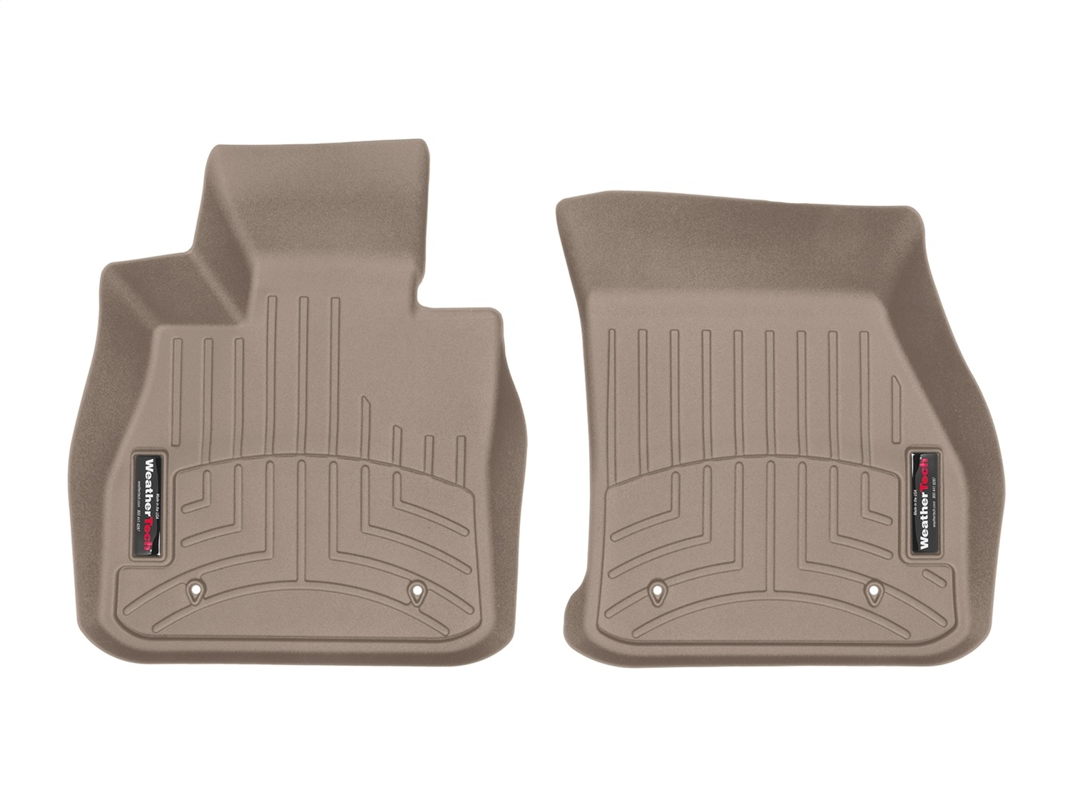 WeatherTech FloorLinerTM DigitalFit; Tan; Front 458711 thumbnail 0