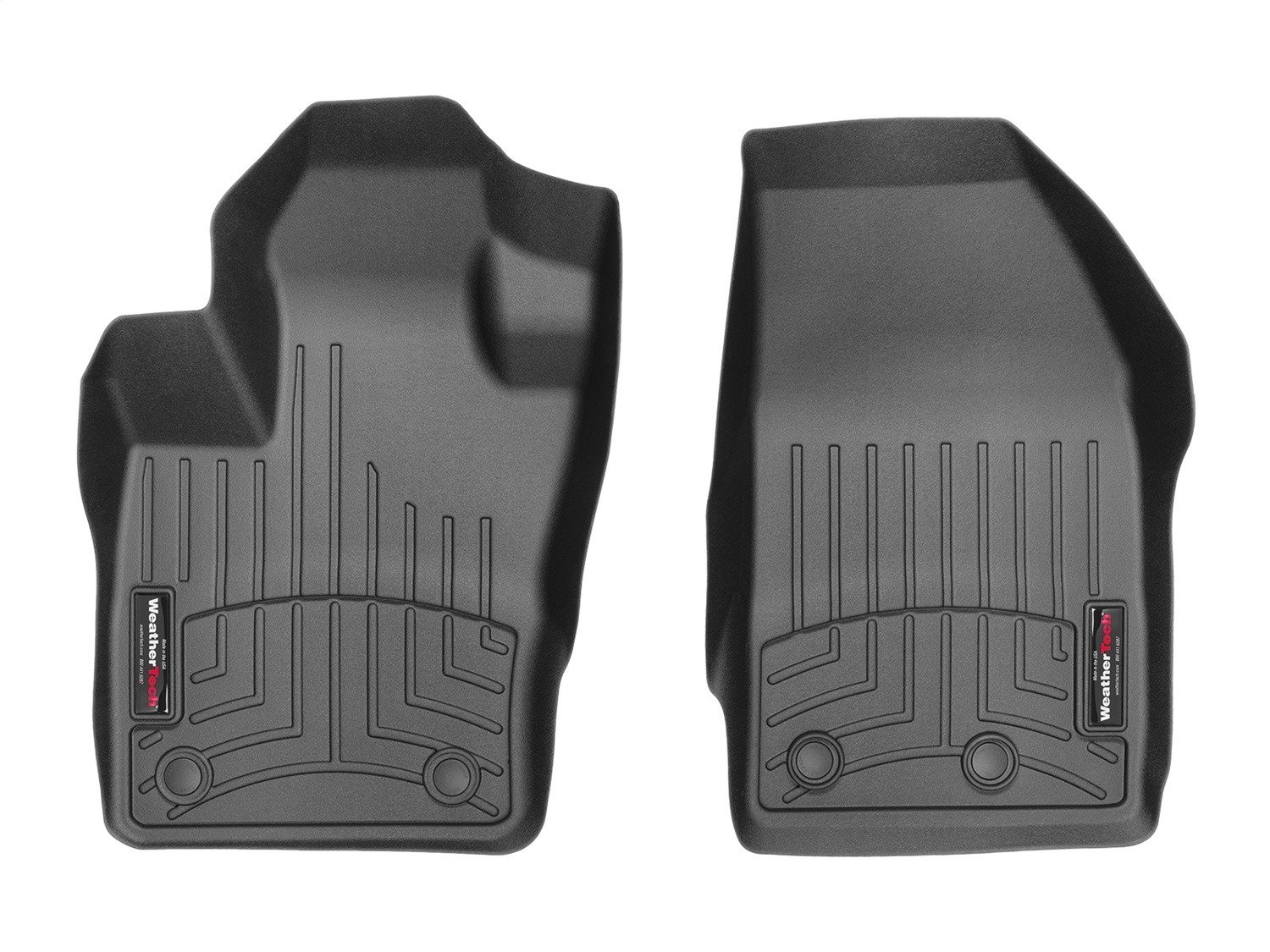 WeatherTech FloorLinerTM DigitalFit; Black; Front 448401 thumbnail 0