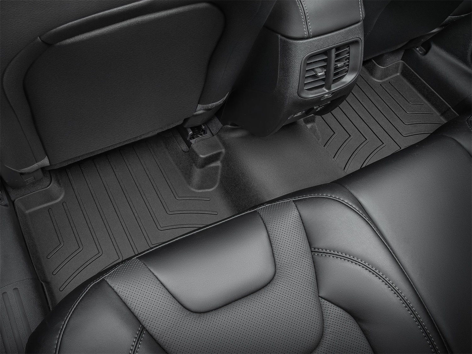 WeatherTech FloorLinerTM HP; Black; Rear 445662IM thumbnail 0