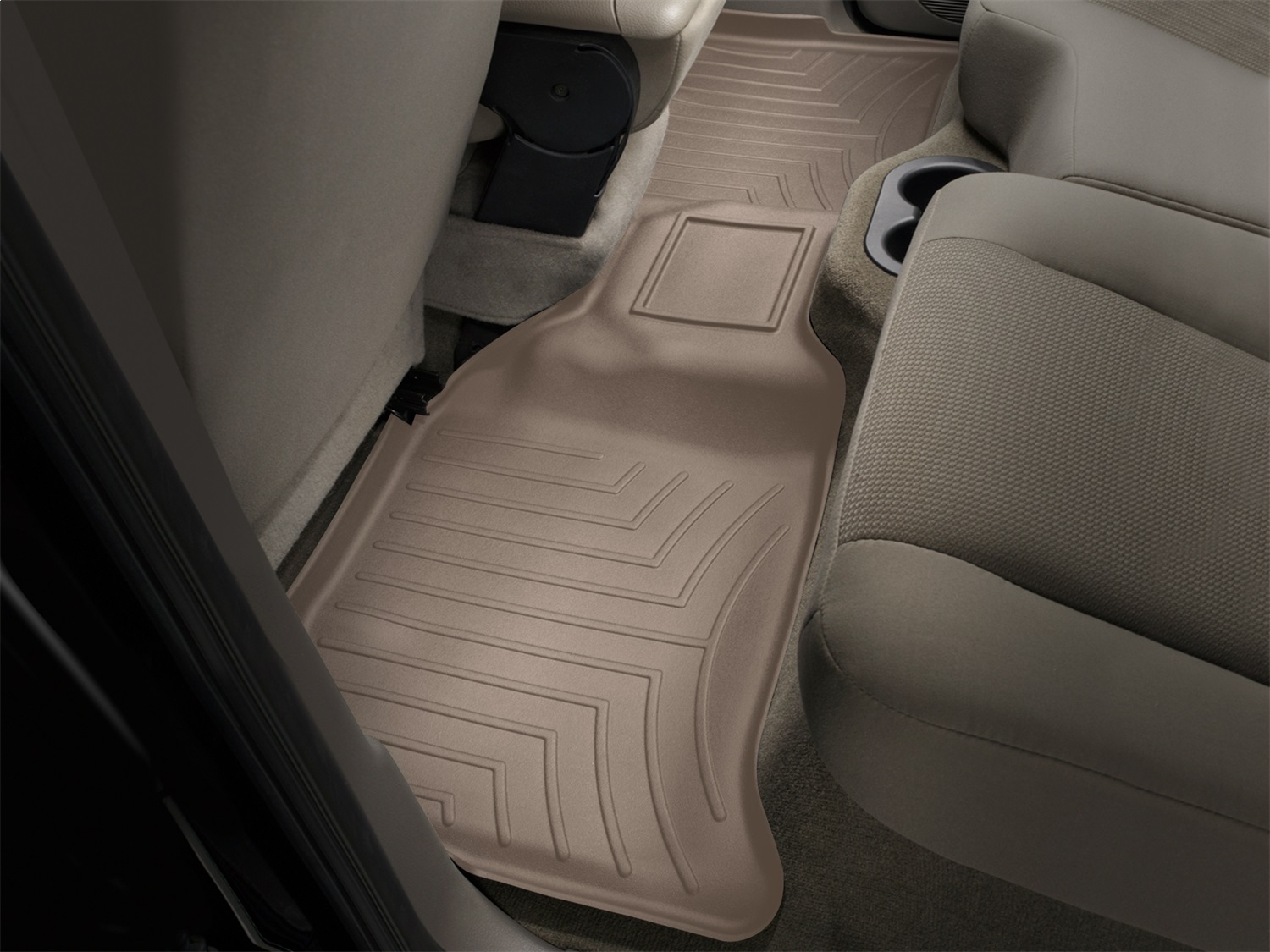 WeatherTech FloorLinerTM DigitalFit; Tan; Rear 450252 thumbnail 0