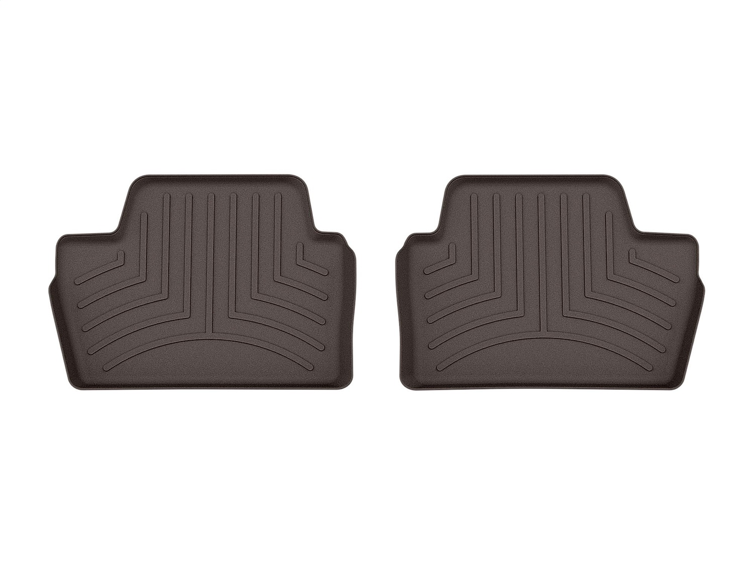 WeatherTech FloorLinerTM DigitalFit; Cocoa; Rear; 2 Piece 4717112 thumbnail 0