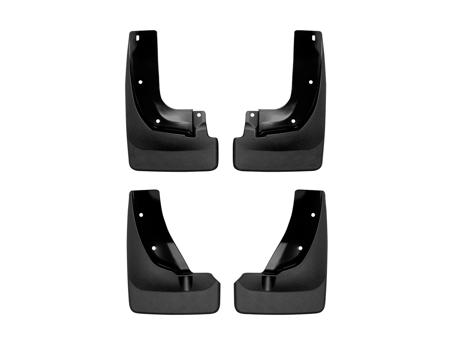 WeatherTech MudFlap No-Drill DigitalFit MudFlap Kit; Black 110136-120136 thumbnail 0