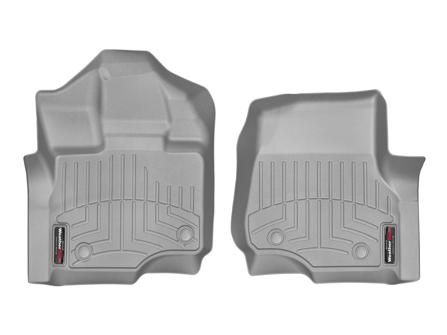 WeatherTech FloorLinerTM DigitalFit; Gray; Front 466971 thumbnail 1