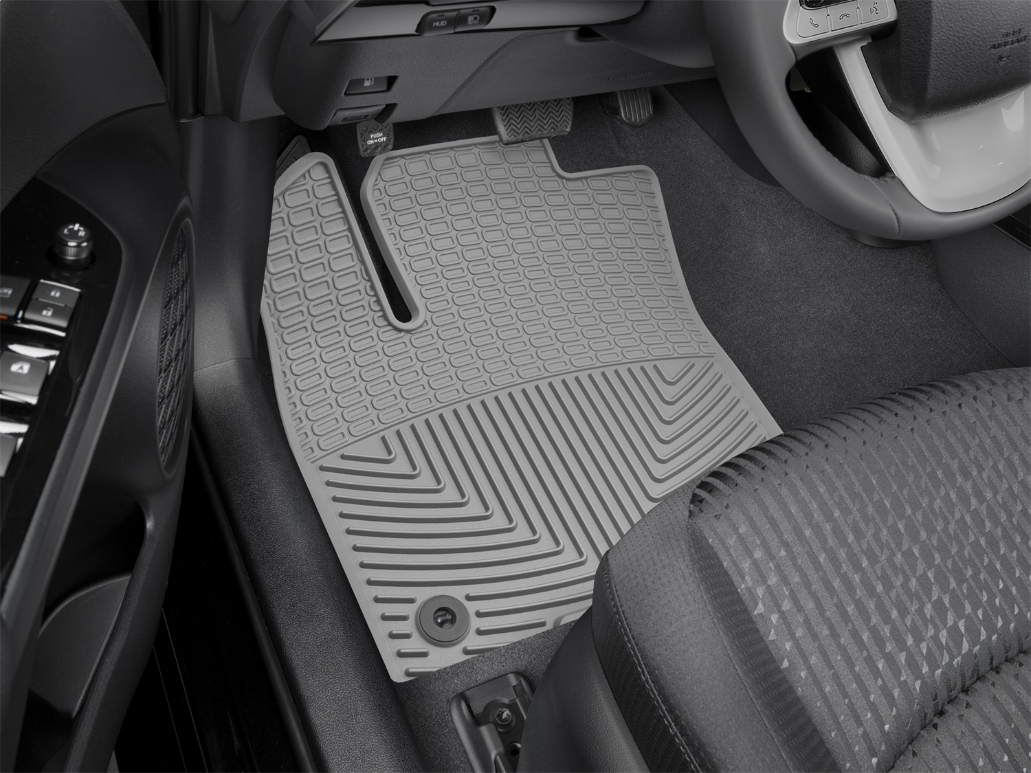 WeatherTech All Weather Floor Mats; Gray; Front W400GR thumbnail 0