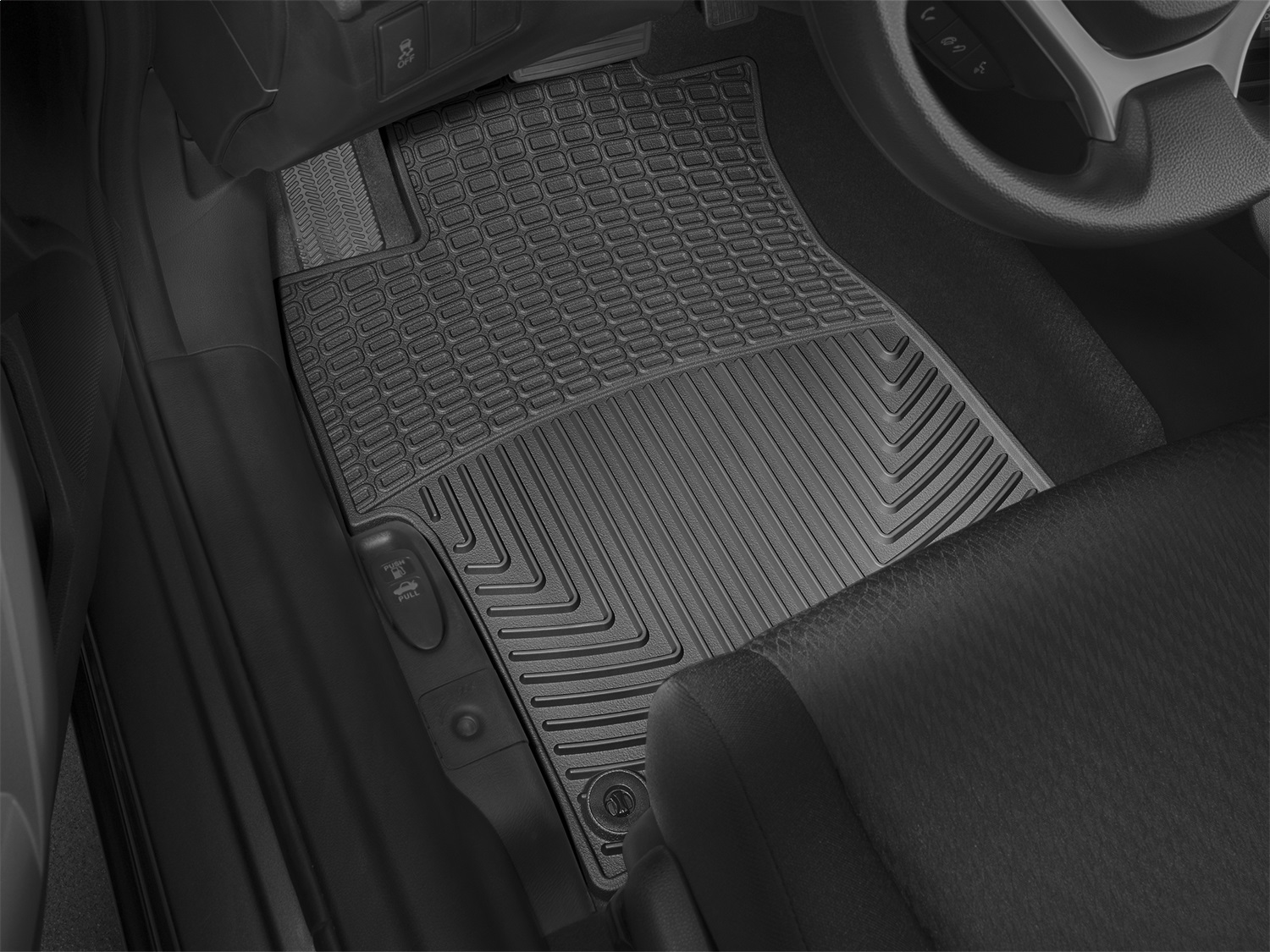 WeatherTech All Weather Floor Mats; Black; Front W330 thumbnail 1