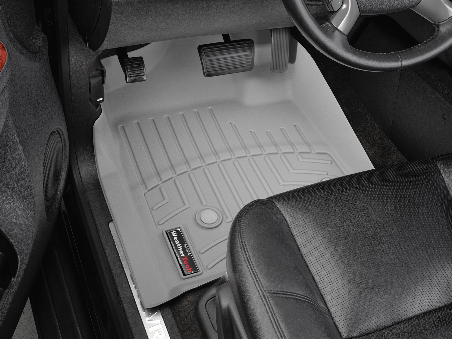WeatherTech FloorLinerTM DigitalFit; Gray; Front 460661 thumbnail 0