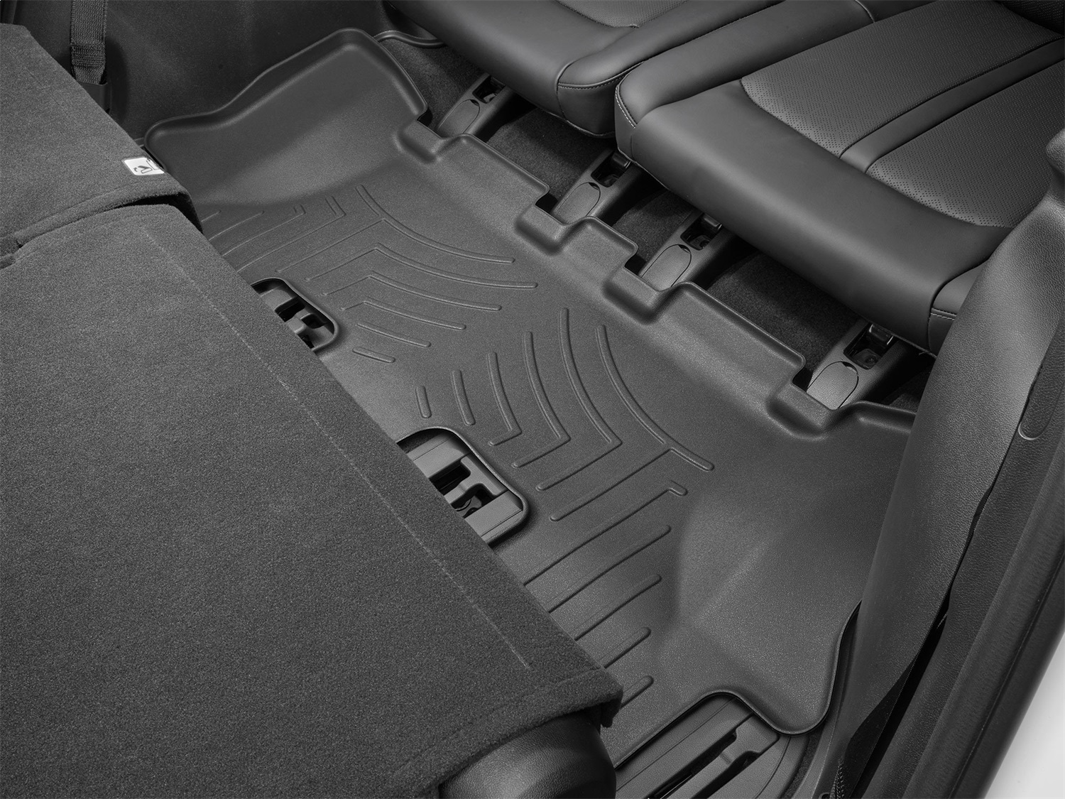 WeatherTech FloorLinerTM DigitalFit; Black; Third Row 4416503 thumbnail 1