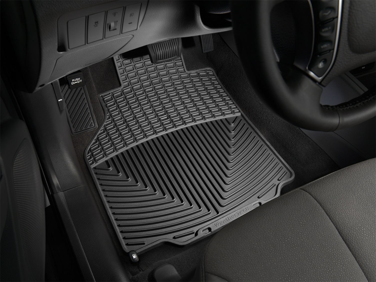 WeatherTech All Weather Floor Mats; Black; Front W56 thumbnail 0
