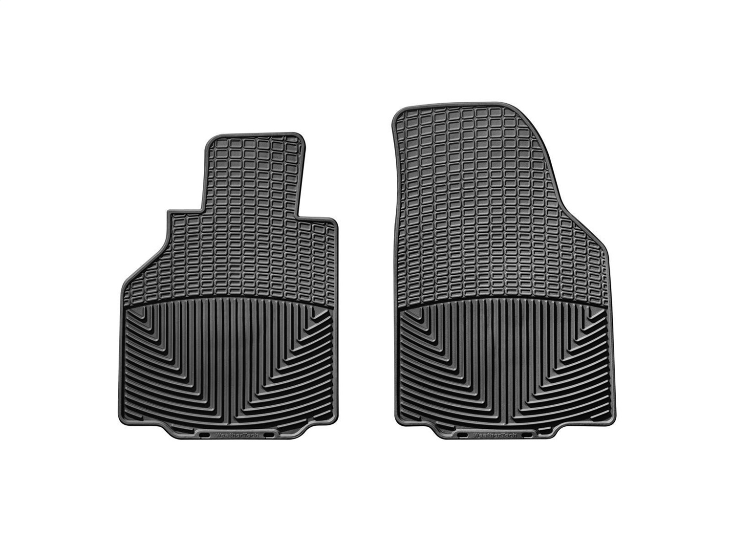 WeatherTech All Weather Floor Mats; Black; Front W56 thumbnail 1