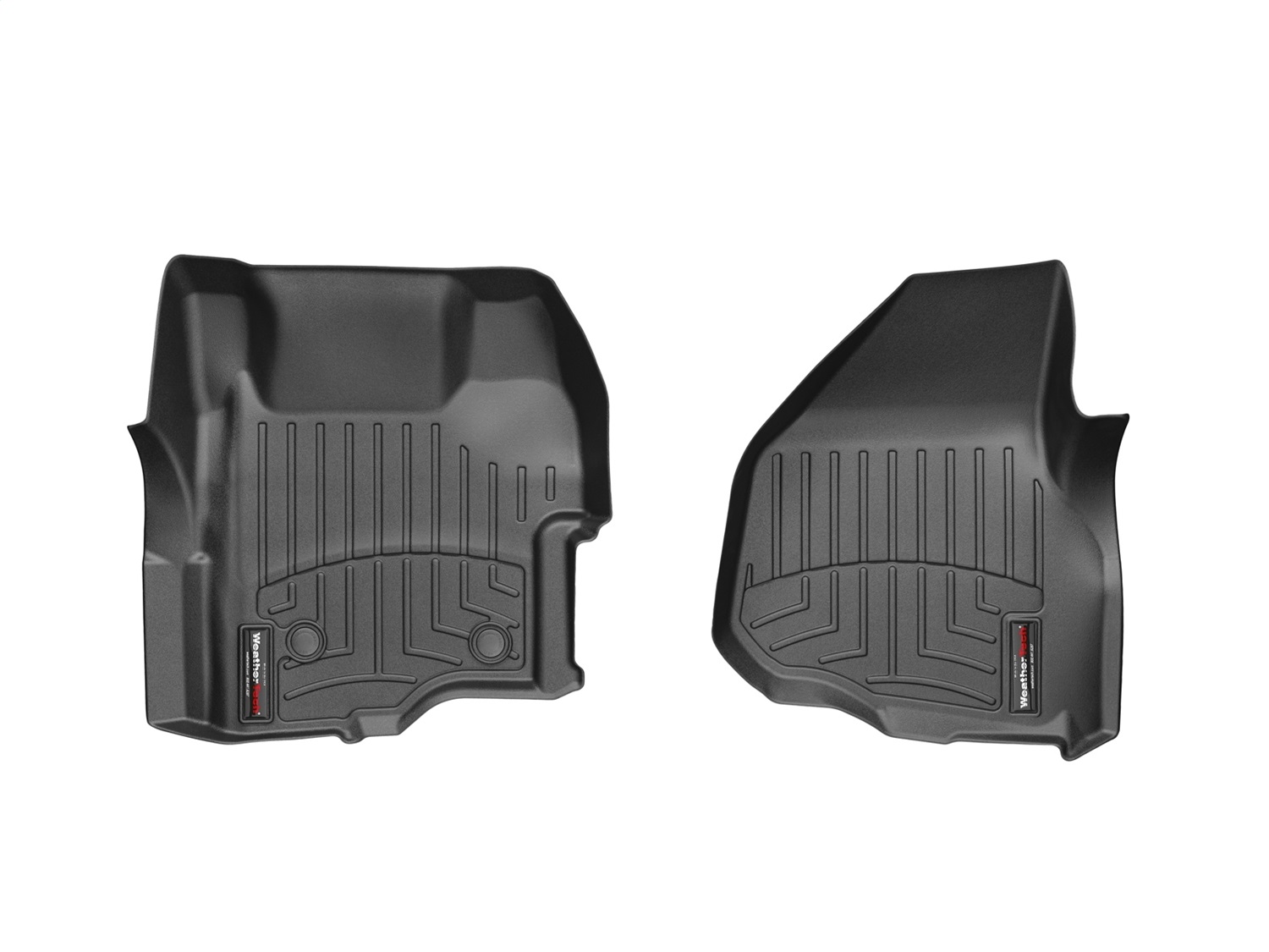 WeatherTech FloorLinerTM DigitalFit; Black; Front 444261 thumbnail 0