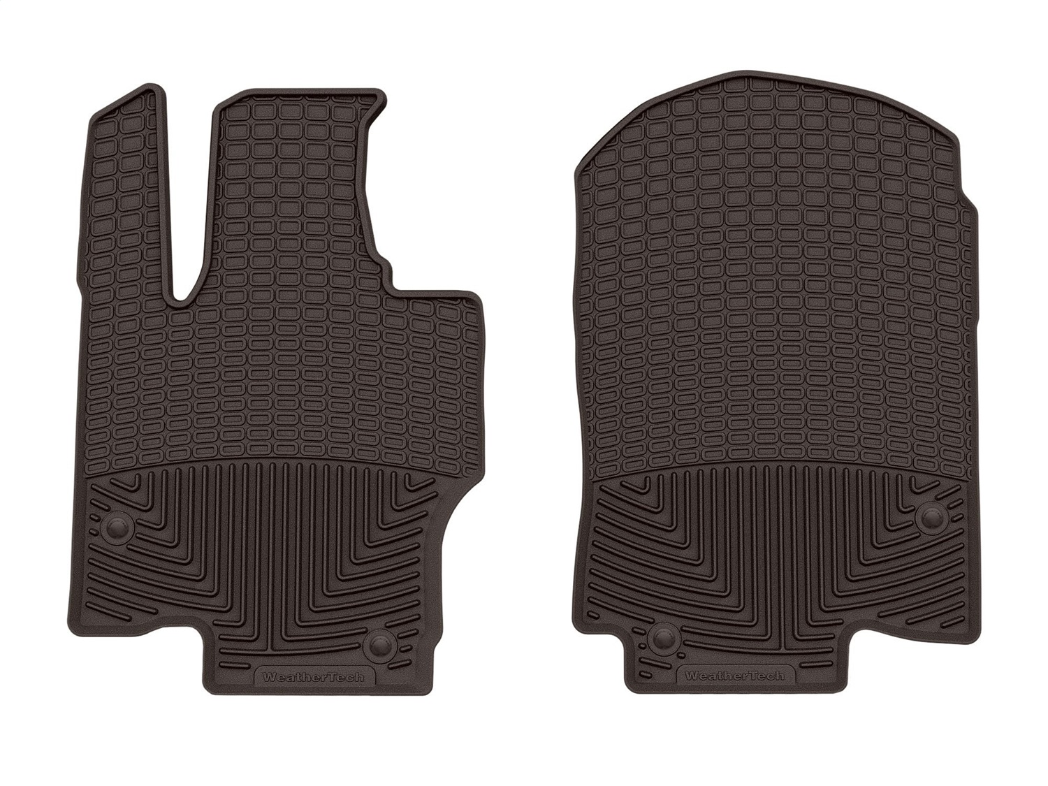 WeatherTech All Weather Floor Mats; Cocoa; Front W606CO thumbnail 0