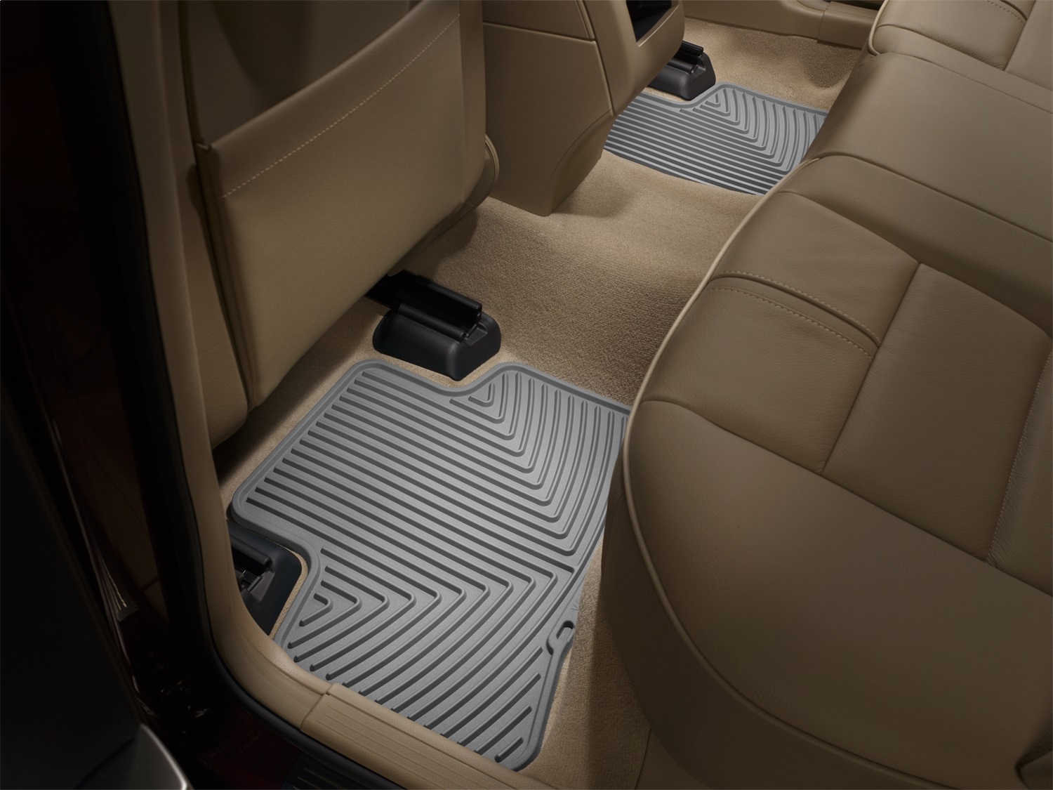WeatherTech All Weather Floor Mats; Gray; Rear W100GR thumbnail 0