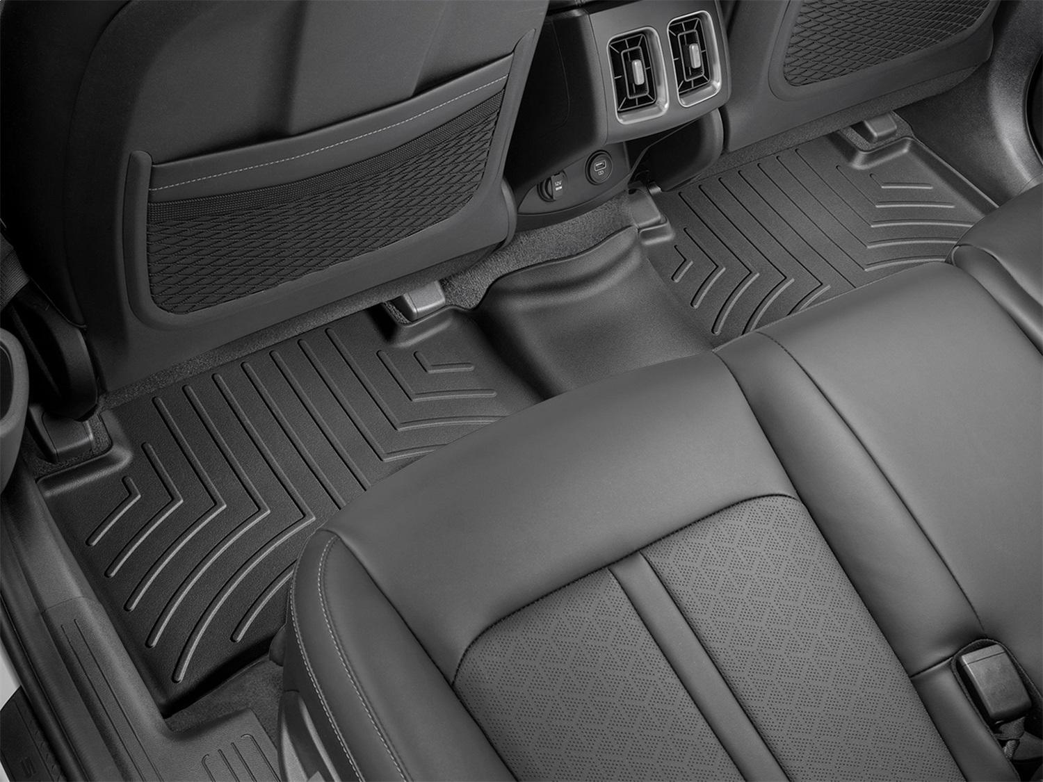 WeatherTech FloorLinerTM DigitalFit; Black; Rear 4416502 thumbnail 1