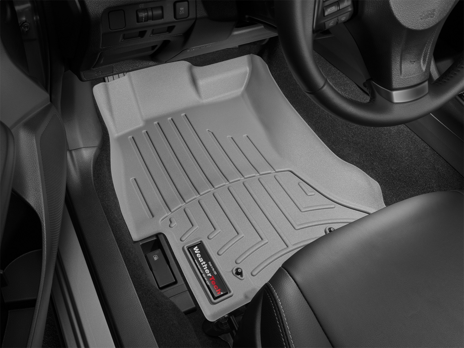 WeatherTech FloorLinerTM DigitalFit; Gray; Front 464391 thumbnail 0