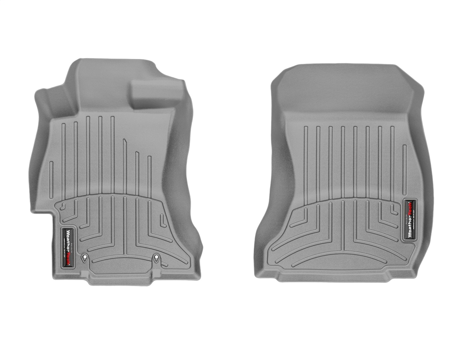 WeatherTech FloorLinerTM DigitalFit; Gray; Front 464391 thumbnail 1